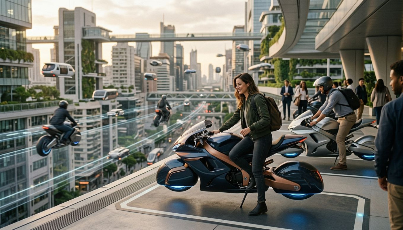 Les motos volantes, le futur du transport