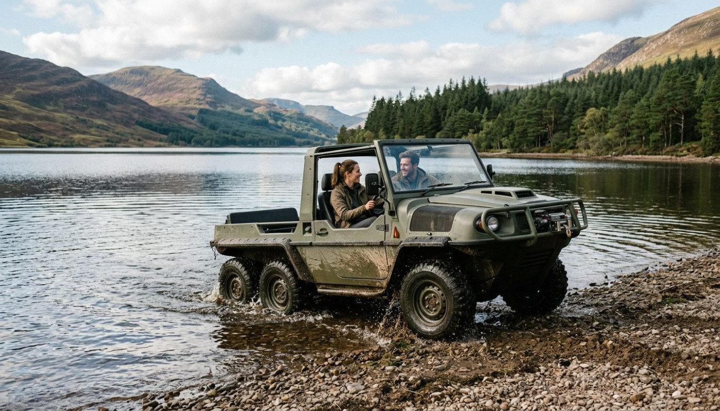 Véhicules amphibies, les nouveaux rois de l'aventure